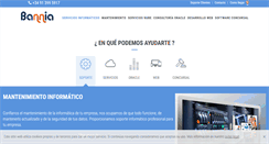 Desktop Screenshot of bannia.es